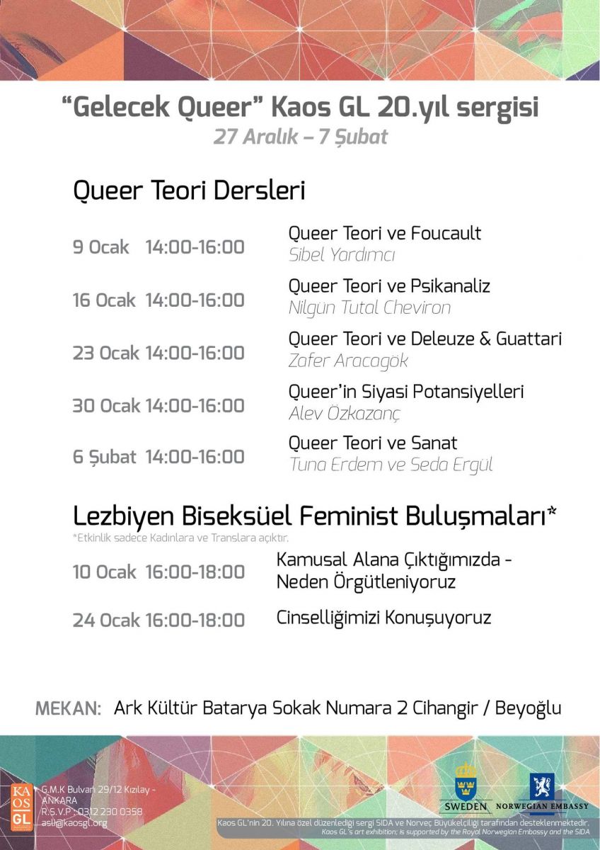 Gelecek Queer&rsquo; sergisinde zil çaldı, dersler başlıyor! Kaos GL - LGBTİ+ Haber Portalı