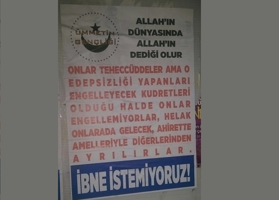 Eskişehir&rsquo;de LGBTİ&rsquo;leri hedef gösteren afişler Kaos GL - LGBTİ+ Haber Portalı