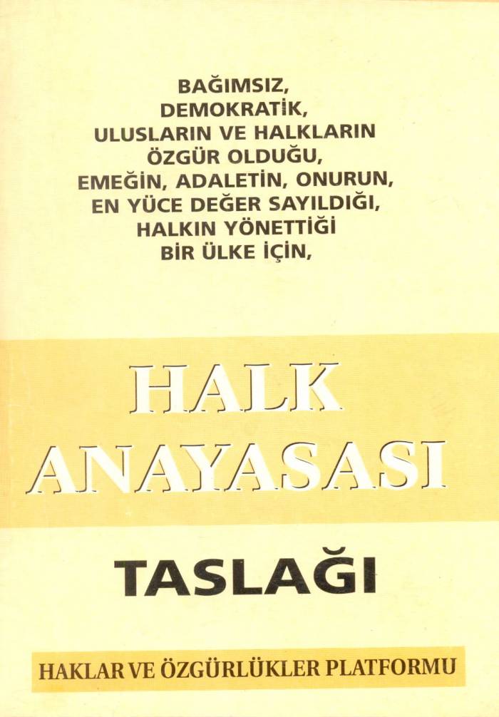Halk Anayasası Taslağı İçin 2,5 Yıl Hapis! Kaos GL - LGBTİ+ Haber Portalı