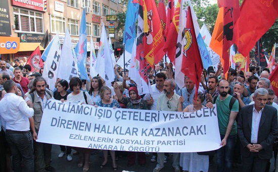 Suruç katliamı Ankara&rsquo;da kınandı Kaos GL - LGBTİ+ Haber Portalı