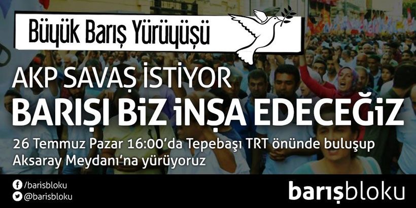 Valilik İstanbul Barış Yürüyüşü&rsquo;nü yasakladı Kaos GL - LGBTİ+ Haber Portalı