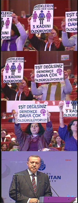 Kadınlardan Başbakan'a Protesto Kaos GL - LGBTİ+ Haber Portalı
