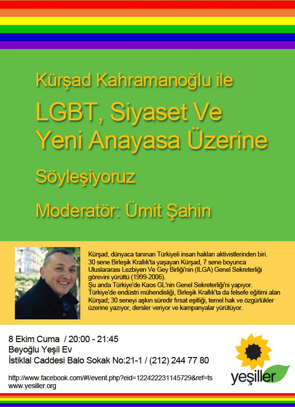 LGBT, Siyaset Ve Yeni Anayasa | Kaos GL - LGBTİ+ Haber Portalı Haber