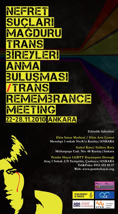 Trans Bireyleri Anma Buluşması - 25 Kasım 2010, Perşembe Kaos GL - LGBTİ+ Haber Portalı