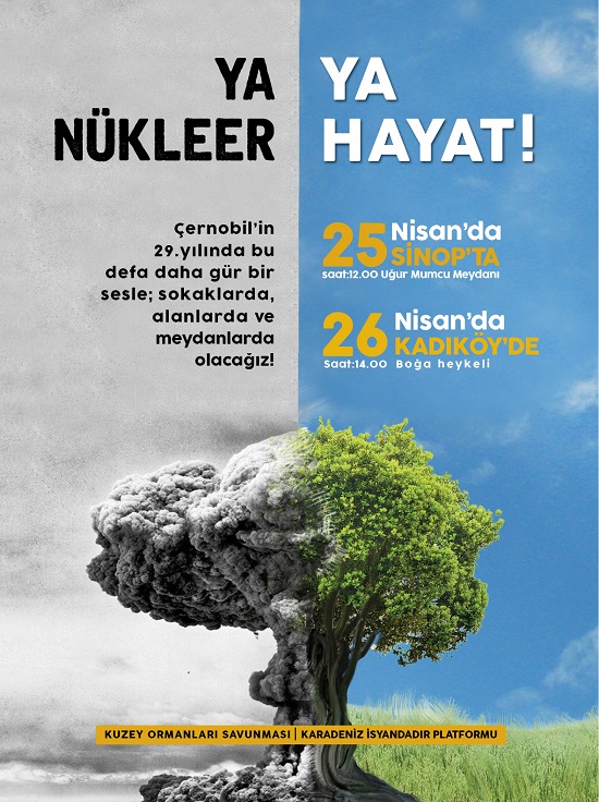 Nükleere karşı Sinop ve Kadıköy&rsquo;de eylem çağrısı | Kaos GL - LGBTİ+ Haber Portalı Haber