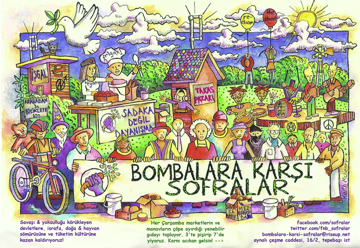 Bombalara Karşı Sofralar İç Güvenlik Yasası&rsquo;na karşı kuruluyor Kaos GL - LGBTİ+ Haber Portalı