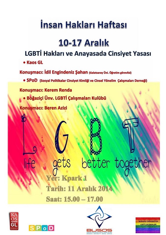 LGBTİ hakları Boğaziçi Üniversitesi&rsquo;nde konuşulacak Kaos GL - LGBTİ+ Haber Portalı