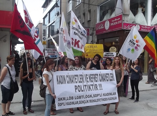 Nefret ve kadın cinayetlerine Samsun&rsquo;dan tepki Kaos GL - LGBTİ+ Haber Portalı