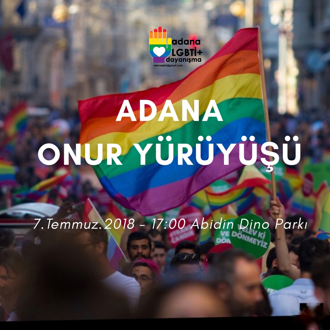 Adana’da Onur Yürüyüşü yapılacak Kaos GL - LGBTİ+ Haber Portalı