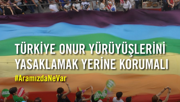 Uluslararası Af Örgütü: Türkiye Onur Yürüyüşü&rsquo;nü yasaklamak yerine korumalı Kaos GL - LGBTİ+ Haber Portalı