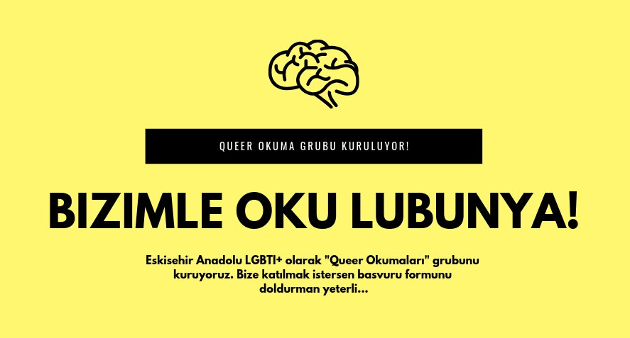 Anadolu LGBTİ+ okuma grubuna çağırıyor | Kaos GL - LGBTİ+ Haber Portalı