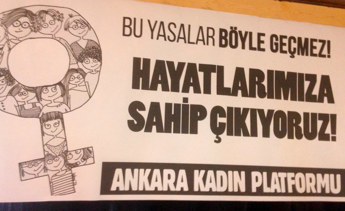 Ankara Kadın Platformu: Bu yasalar böyle geçmez Kaos GL - LGBTİ+ Haber Portalı