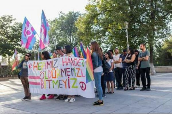 Hande Kader Antep'te anıldı Kaos GL - LGBTİ+ Haber Portalı