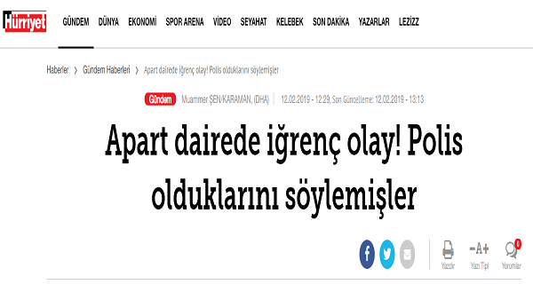 Hürriyet eşcinselliği kriminalize ediyor Kaos GL - LGBTİ+ Haber Portalı