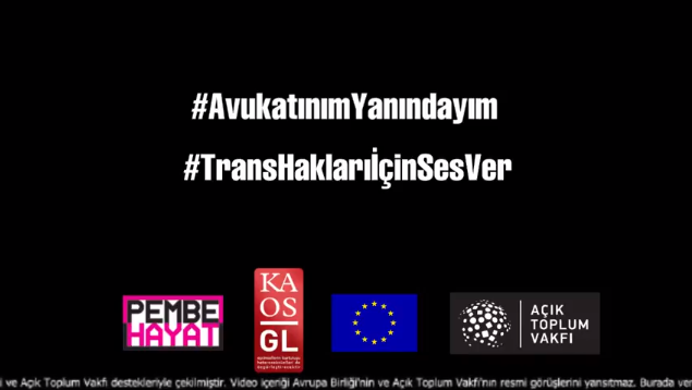 Sen de trans hakları için ses ver: #AvukatınımYanındayım! Kaos GL - LGBTİ+ Haber Portalı