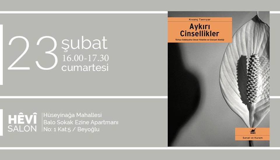 Kıvanç Tanrıyar ile “Aykırı Cinsellikler” söyleşisi Kaos GL - LGBTİ+ Haber Portalı