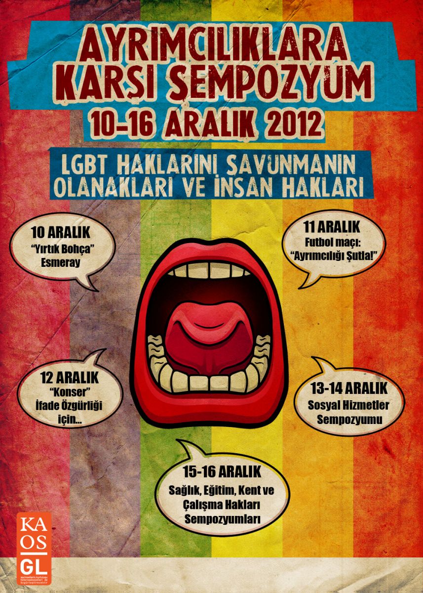 Ayrımcılıklara Karşı Sempozyum&rsquo;un Programı Açıklandı Kaos GL - LGBTİ+ Haber Portalı