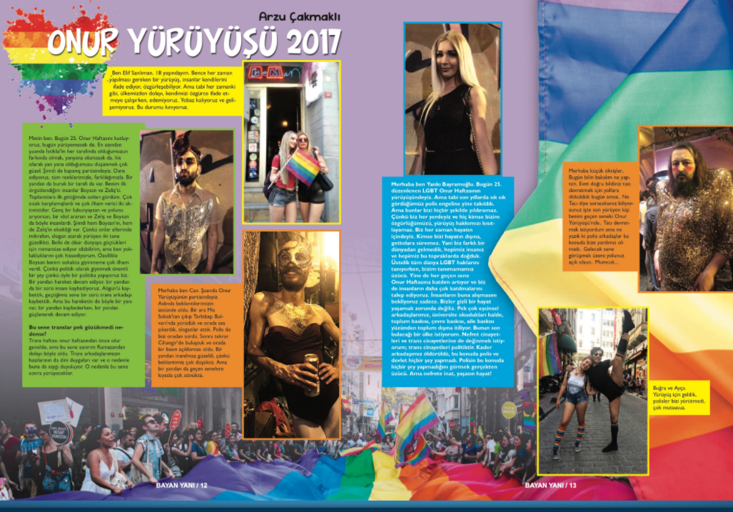 Bayan Yanı&rsquo;ndan &lsquo;Onur Haftası Özel&rsquo; köşesi Kaos GL - LGBTİ+ Haber Portalı