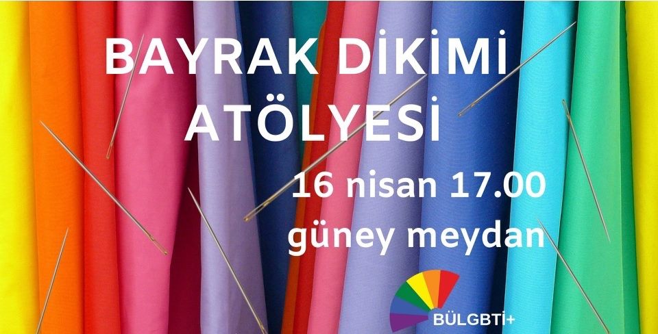 Boğaziçi’nde gökkuşağı bayrağı atölyesi Kaos GL - LGBTİ+ Haber Portalı