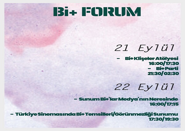 Bi+ Forum programı belli oldu! Kaos GL - LGBTİ+ Haber Portalı