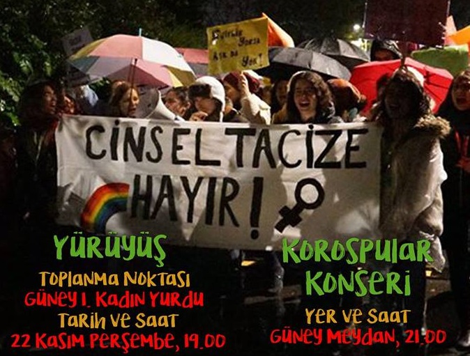 “Yaşam alanlarımızda tacize, tecavüze, şiddete, fobiye izin vermeyeceğiz!” Kaos GL - LGBTİ+ Haber Portalı