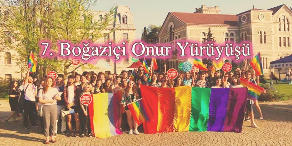 Boğaziçi Üniversitesi 7. Onur Yürüyüşü bugün! Kaos GL - LGBTİ+ Haber Portalı