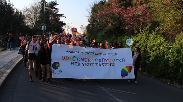 Boğaziçi Üniversitesi 7. Onur Yürüyüşü’nden ODTÜ’ye selam! Kaos GL - LGBTİ+ Haber Portalı
