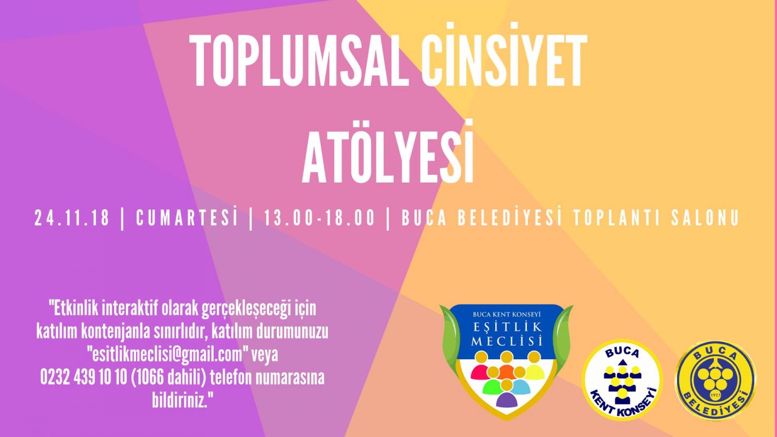 Buca Kent Konseyi Eşitlik Meclisi’nden Toplumsal Cinsiyet Atölyesi Kaos GL - LGBTİ+ Haber Portalı