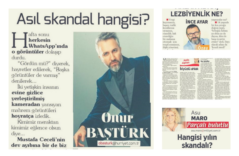 Köşe yazarları “yılın skandalı”nı nasıl değerlendirdi? Kaos GL - LGBTİ+ Haber Portalı
