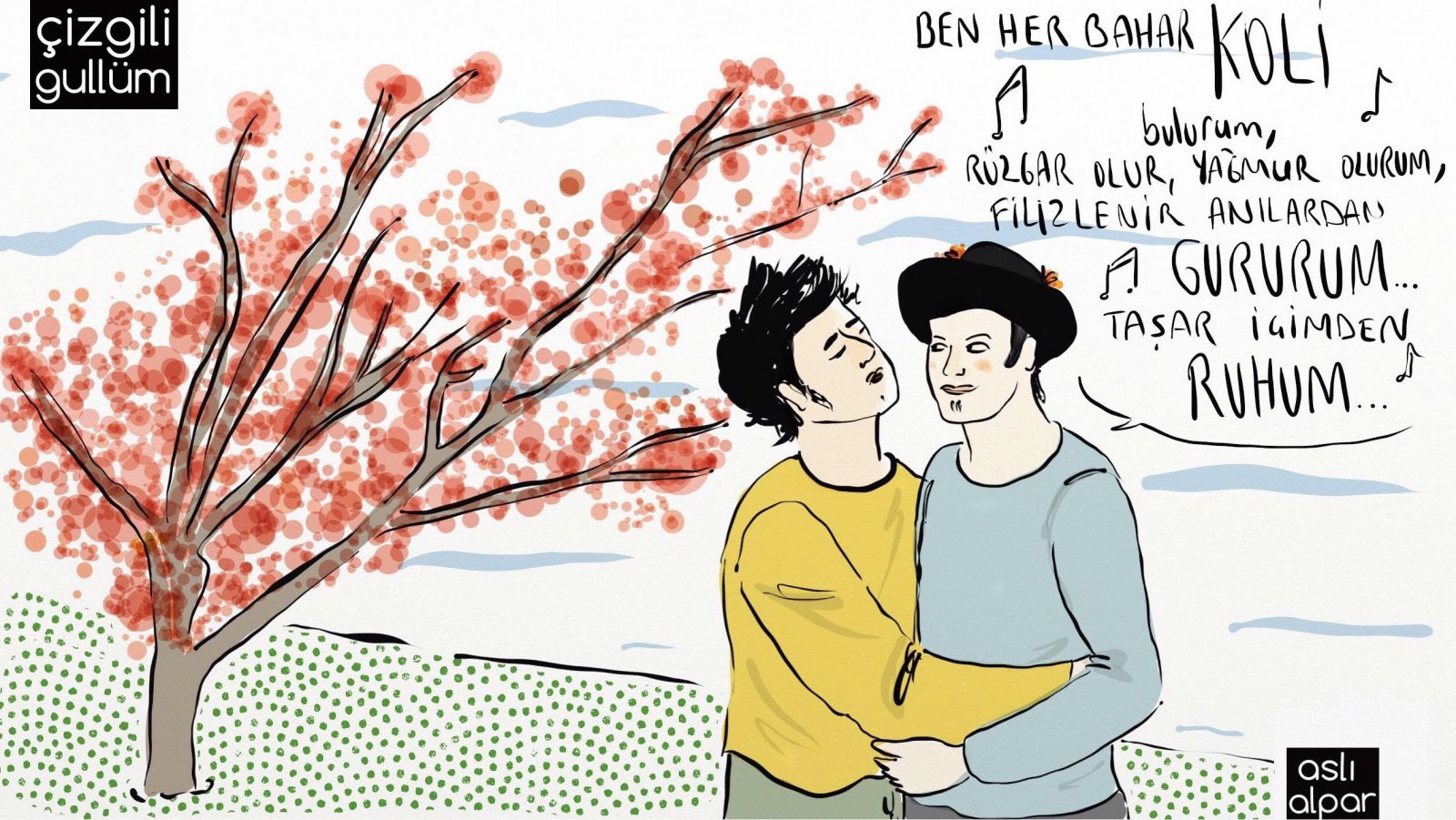 Çizgili Gullüm: Ben her bahar! | Kaos GL - LGBTİ+ Haber Portalı