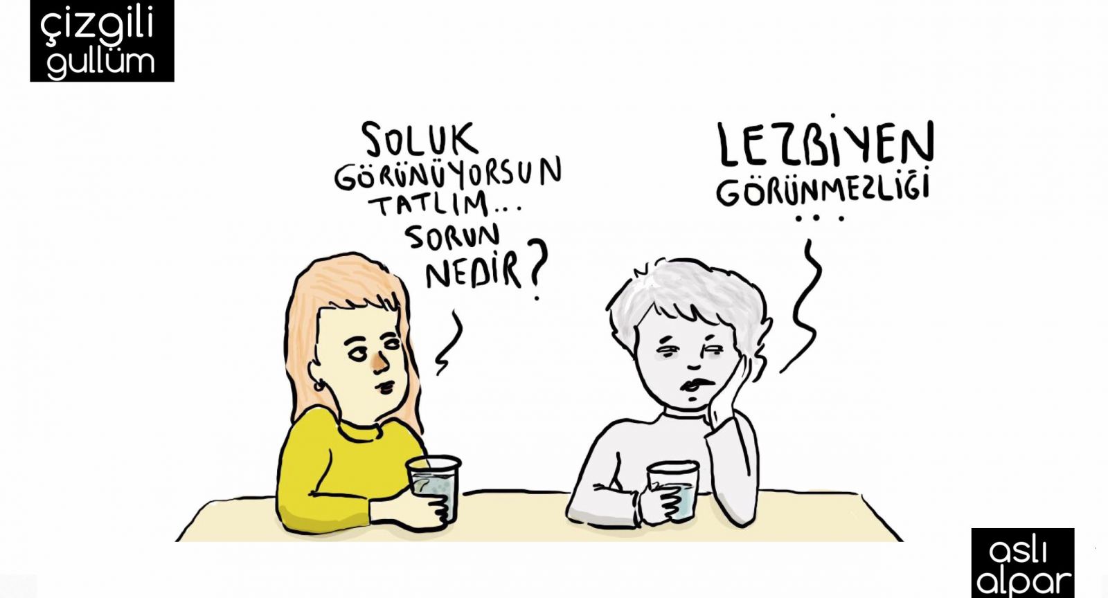 Çizgili Gullüm: Görünmez kadın Kaos GL - LGBTİ+ Haber Portalı