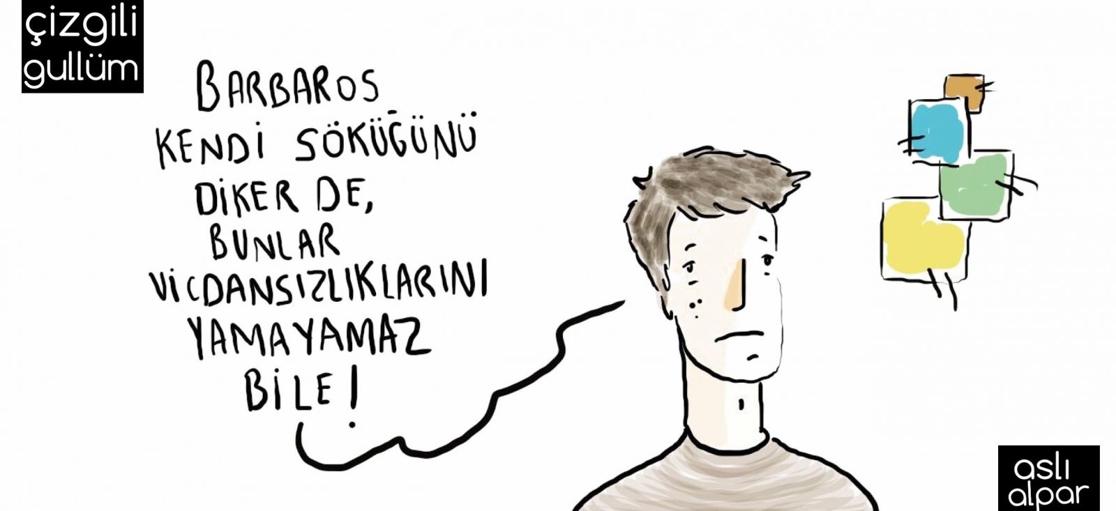 Aslı Alpar çizdi: Barbaros Şansal Kaos GL - LGBTİ+ Haber Portalı