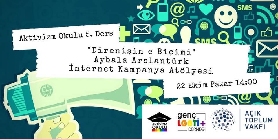 &lsquo;Direnişin e Biçimi&rsquo; atölyesi başvurularını bekliyor Kaos GL - LGBTİ+ Haber Portalı