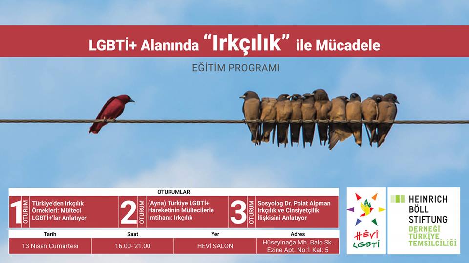 Hêvî LGBTİ’den ırkçılıkla mücadele eğitimi Kaos GL - LGBTİ+ Haber Portalı