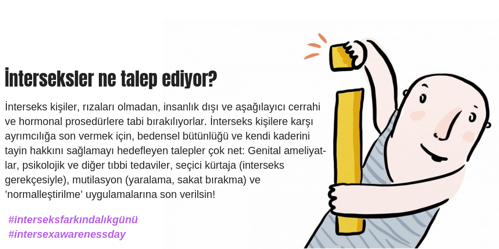 Görünürlük mücadelesi bitmez: İnterseks kartlar Kaos GL - LGBTİ+ Haber Portalı