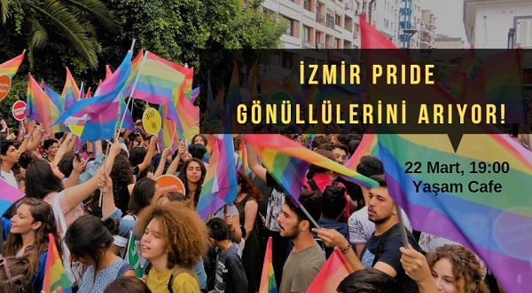 İzmir Pride gönüllülerini arıyor Kaos GL - LGBTİ+ Haber Portalı