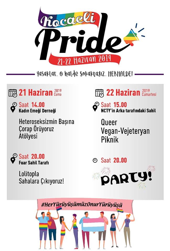 Kocaeli’de Onur Haftası kutlanıyor Kaos GL - LGBTİ+ Haber Portalı