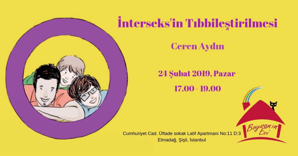 Boysan’ın Evi’nde, “İnterseks’in Tıbbileştirilmesi” tartışılacak Kaos GL - LGBTİ+ Haber Portalı