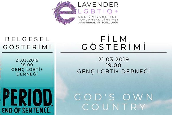 Lavender’den gösterim: “Period. End Of Sentence.” ve “God’s Own Country” | Kaos GL - LGBTİ+ Haber Portalı