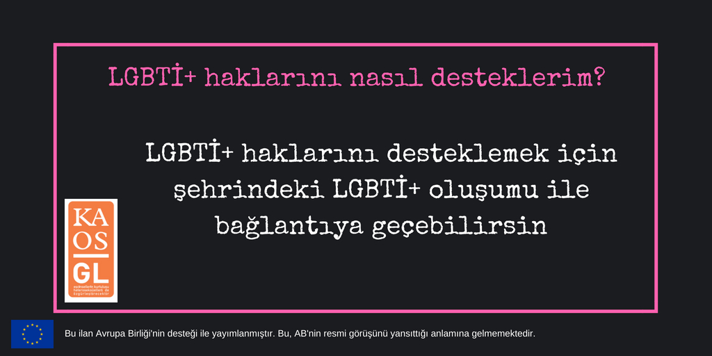 LGBTİ+ haklarını nasıl desteklerim? Kaos GL - LGBTİ+ Haber Portalı