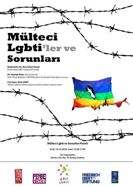 &lsquo;Mülteci LGBTİ&rsquo;ler ve Sorunları&rsquo; paneli Ankara&rsquo;da Kaos GL - LGBTİ+ Haber Portalı