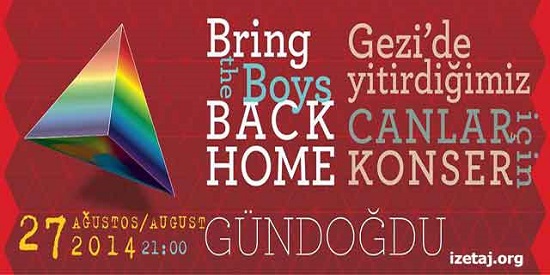 Gezi&rsquo;de öldürülenleri anma konseri Kaos GL - LGBTİ+ Haber Portalı