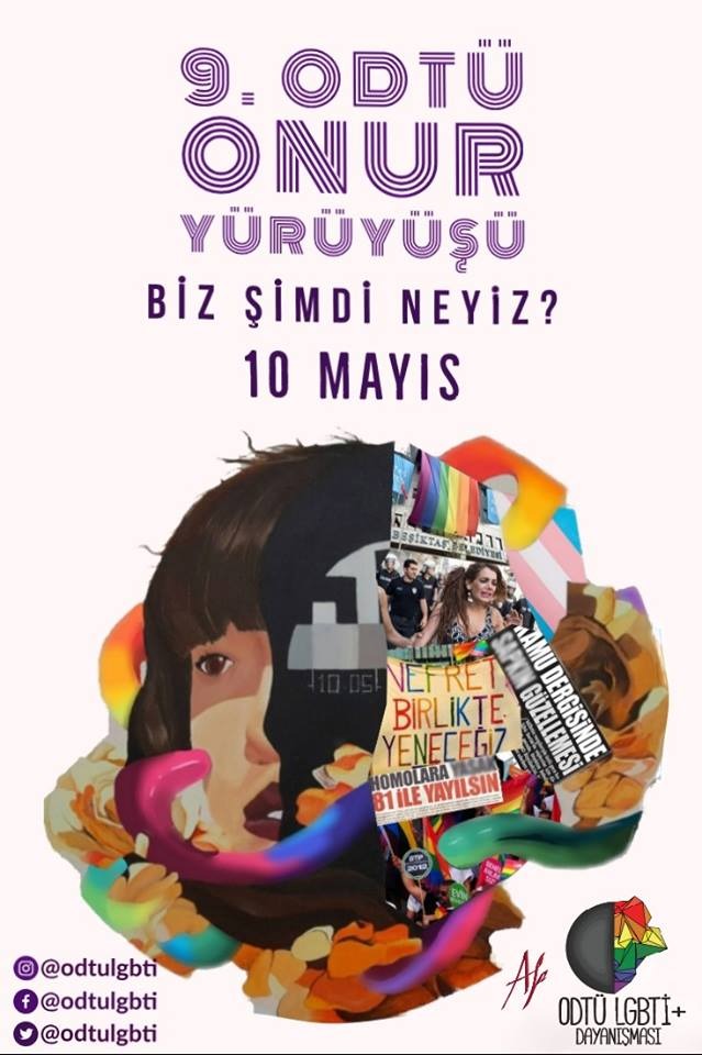 ODTÜ Onur Yürüyüşü 10 Mayıs’ta: Yürüyoruz ayol! Kaos GL - LGBTİ+ Haber Portalı