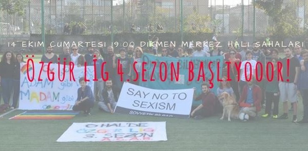 Özgür Lig dördüncü sezon düdüğü çalındı! | Kaos GL - LGBTİ+ Haber Portalı Haber