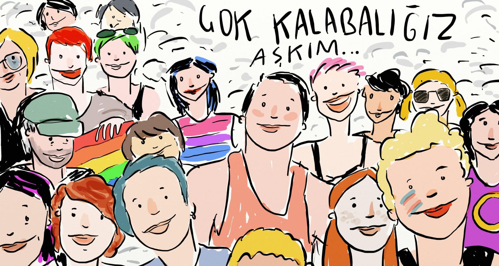 Çizgili Gullüm: Kalabalığız! Kaos GL - LGBTİ+ Haber Portalı