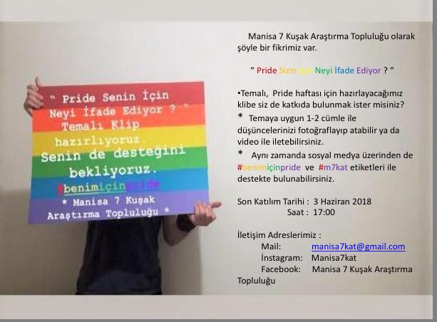 “Pride sizin için neyi ifade ediyor?” Kaos GL - LGBTİ+ Haber Portalı