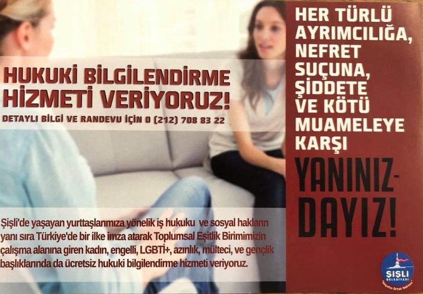 Şişli Belediyesi: Yanınızdayız! | Kaos GL - LGBTİ+ Haber Portalı Haber
