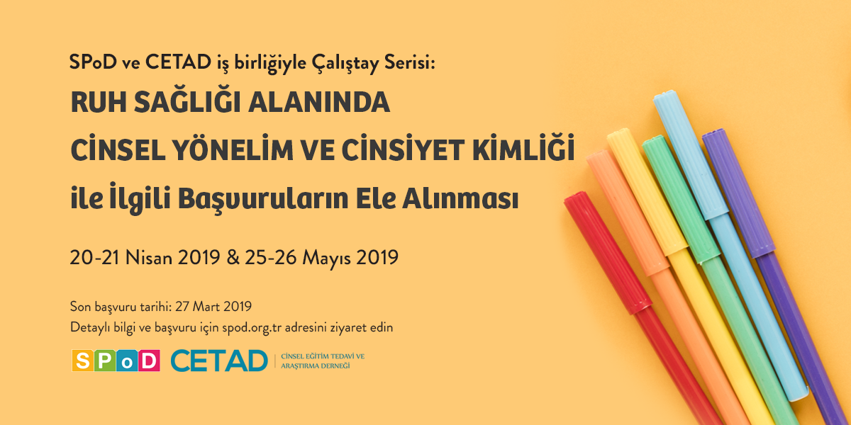 “Cinsel Yönelim ve Cinsiyet Kimliği ile İlgili Başvuruların Ele Alınması” çalıştayına başvurular başladı Kaos GL - LGBTİ+ Haber Portalı