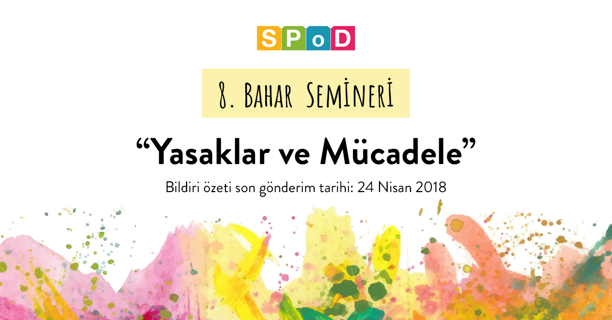 8. SPoD Bahar Semineri “Yasaklar ve Mücadele” ile geliyor Kaos GL - LGBTİ+ Haber Portalı