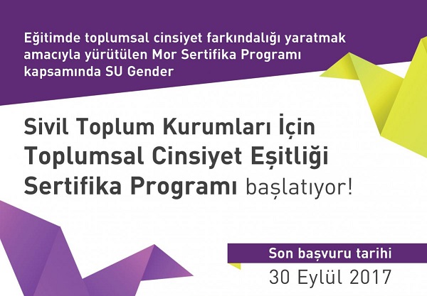 STK&rsquo;lar için Toplumsal Cinsiyet Eşitliği Sertifika Programı başlıyor! Kaos GL - LGBTİ+ Haber Portalı